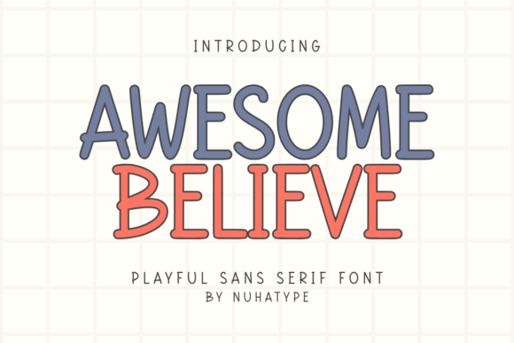 Awesome Believe: A Font for Thoughtful Design