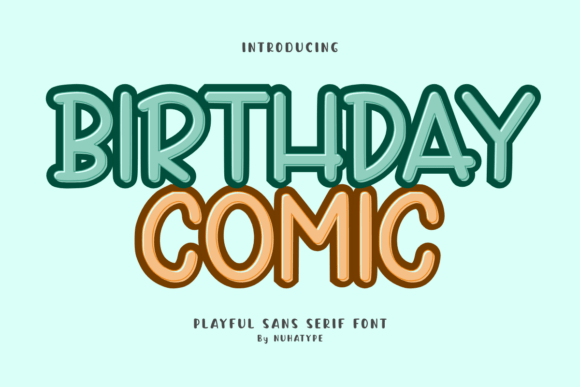 Birthday Comic Font Review
