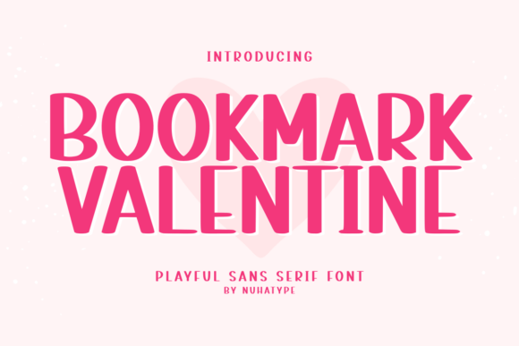 Bookmark Valentine Font Review