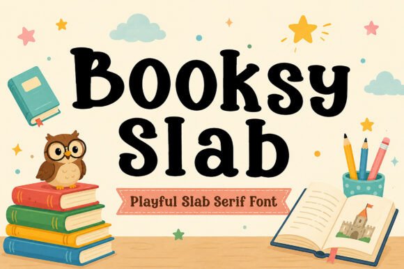 Booksy Slab: A Font for Playful Branding