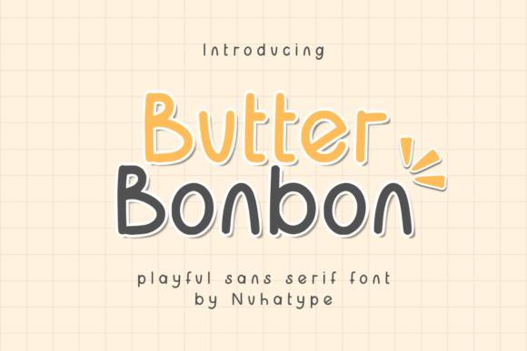 Butter Bonbon Font for Web Design