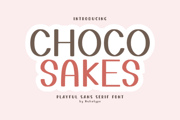 Choco Sakes Font for Editorial Design