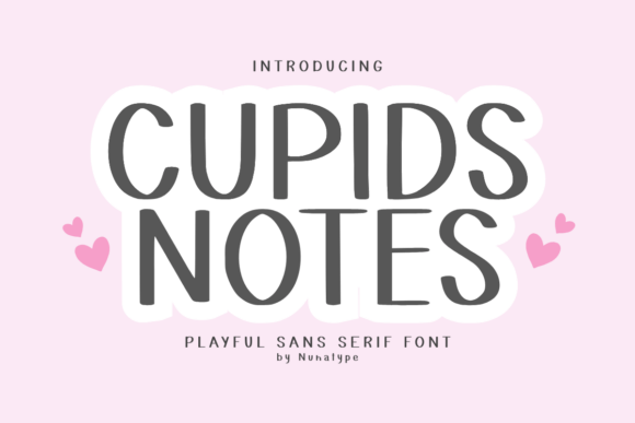 Cupids Notes Font for Web Design