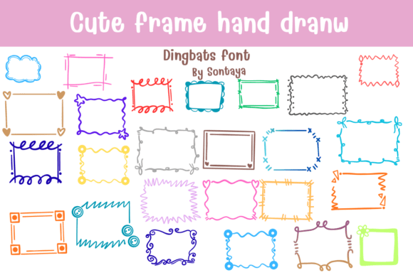 Cute Frame Font for Business