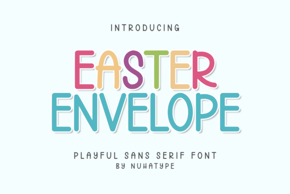 Easter Envelope Font for Business