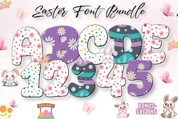 Fancy Flower Bundle Font
