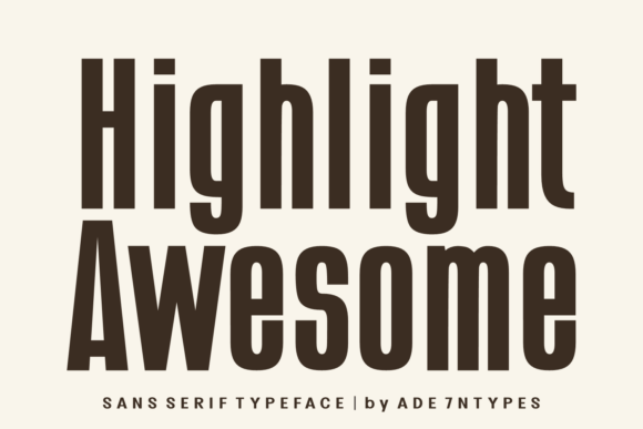 Highlight Awesome Font