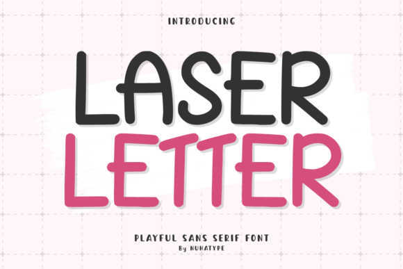 Laser Letter Font for Web Design