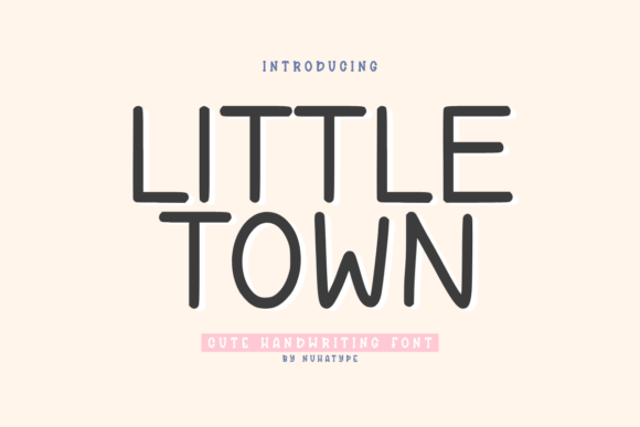 Little Town Font for Handmade Creations