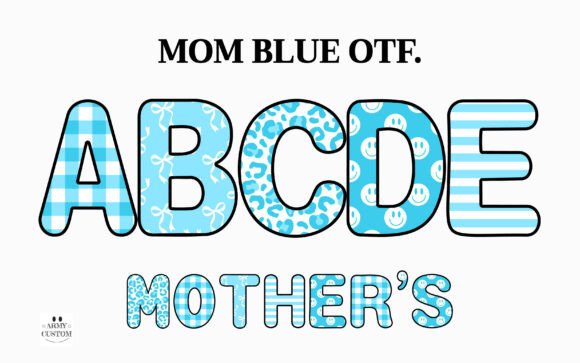 Mom Blue Font Review