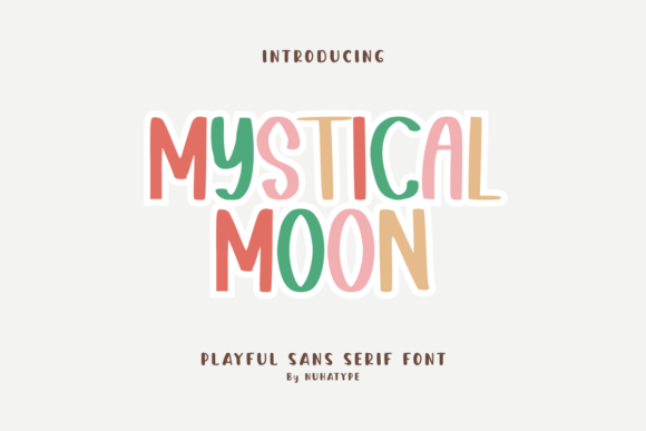 Mystical Moon Font for Business