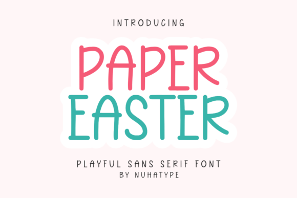 Paper Easter Font Review