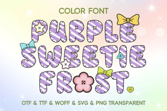 Purple Sweetie Frost Font Review