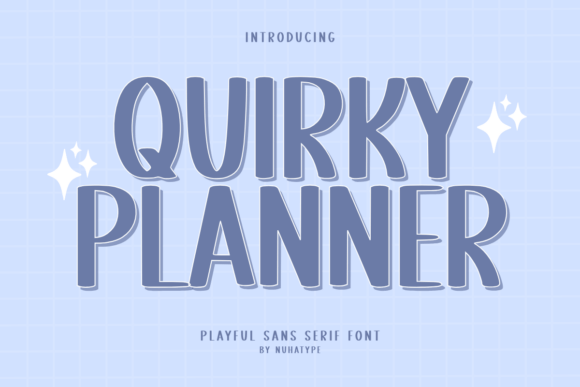 Quirky Planner Font for Web Design