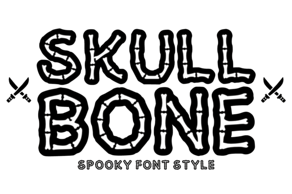 Skull Bone Font for Web Design