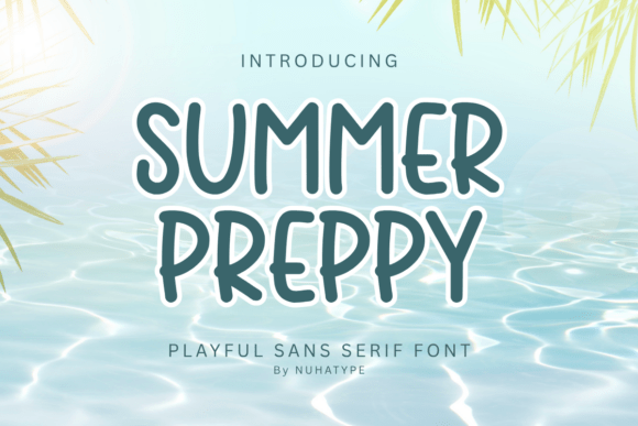 Summer Preppy Font for Creative Projects