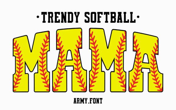 Trendy Softball: A Bold Font for Editorial Design