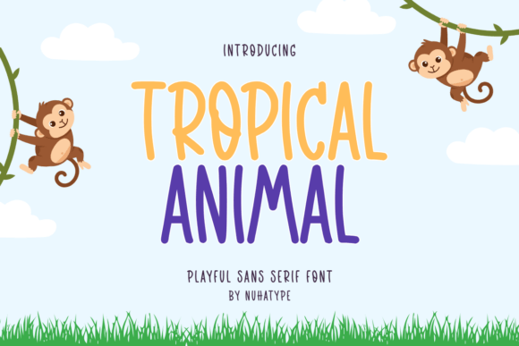 Tropical Animal Font